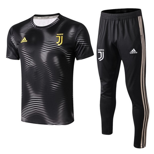 Entrenamiento Juventus Conjunto Completo 2018-19 Gris Negro